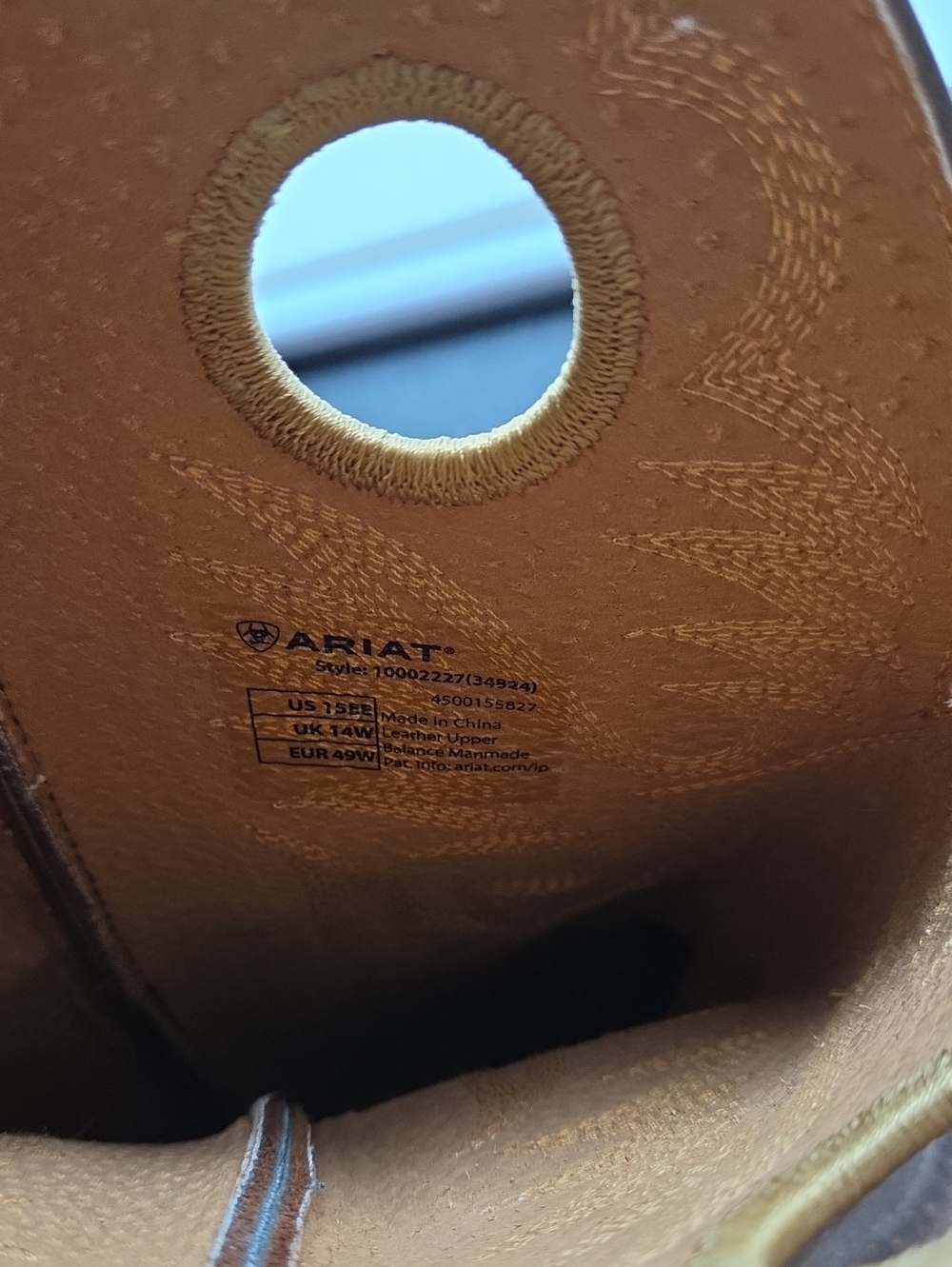 Ariat Heritage Roughstock Performance Western Boots Size 15 Wide - Picture 10 of 10